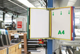 Tarifold Metal Wall Document Display System, A4, 10 Pockets