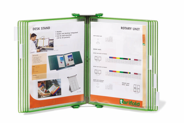 Tarifold Candy Line Väggdokumentdisplay, A4, 10 PP-fickor