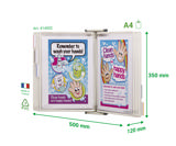 Tarifold antimicrobiële wand zichtpanelensysteem, A4, 10 zichtpanelen