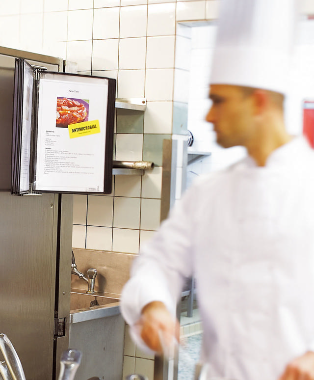 Tarifold Antimicrobial Wall Document Display System, A4, 10 Pockets