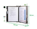 Tarifold Antimicrobial Wall Document Display System, A4, 10 Pockets