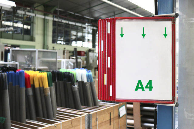 Tarifold magnetich Wandsichttafelsystem, DIN A4, 10 Sichttafeln