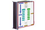 Tarifold Magnetic Wall Document Display System, A4, 10 Pockets