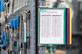Tarifold Magnetic Wall Document Display System, A4, 10 Pockets