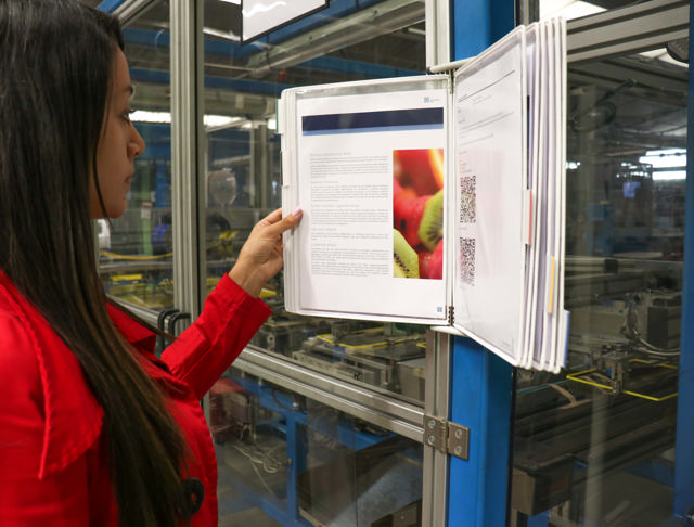 Tarifold antimicrobiële magnetische wand zichtpanelensysteem, A4, 10 zichtpanelen