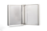 Acrylic wand zichtpanelensysteem, A4, 8 zichtpanelen