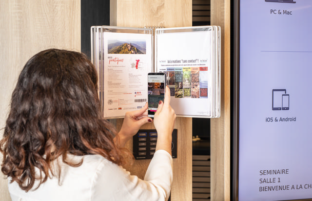 Acrylic wand zichtpanelensysteem, A4, 8 zichtpanelen