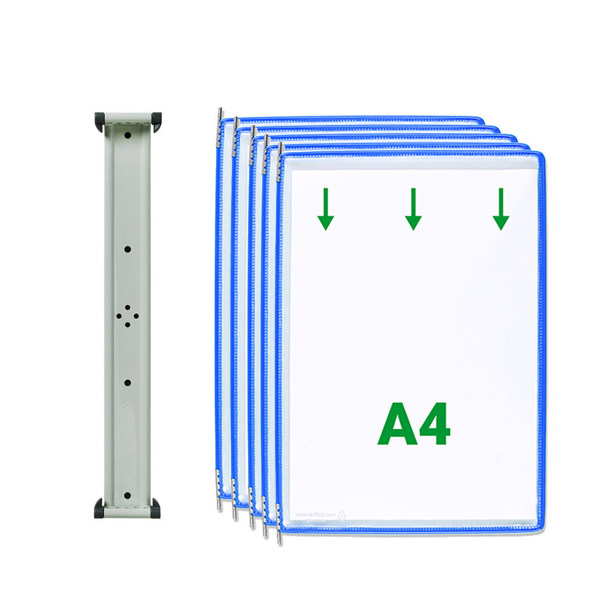 Tarifold Magnetiskt Väggdokumentvisningssystem, A4, 5 Fickor
