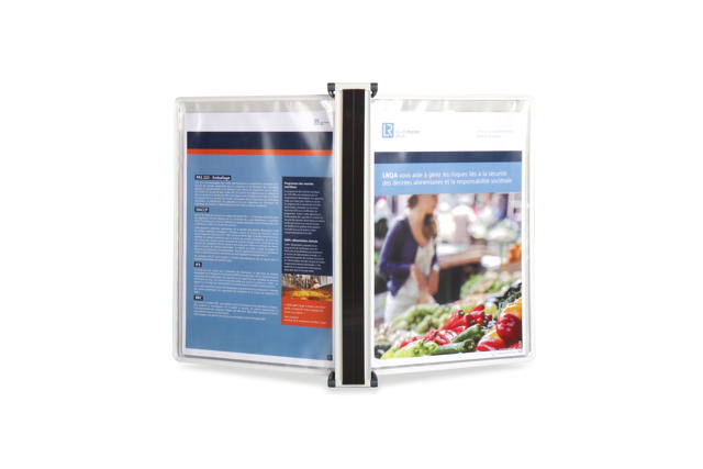 Tarifold antimicrobiële magnetische wand zichtpanelensysteem, A4, 5 zichtpanelen