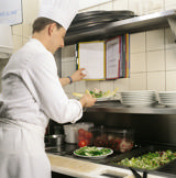 Tarifold Stainless Steel Wall Document Display System, A4, 10 Pockets, Left Side Loading