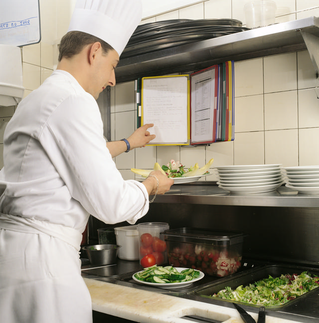 Tarifold Stainless Steel Wall Document Display System, A4, 10 Pockets, Left Side Loading