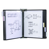 Kit de ampliación del expositor de pared metálico Tarifold, A4, 10 fundas