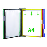 Tarifold Metal Wall Document Display Extension Kit, A4, 10 Pockets