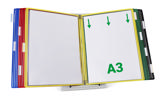 Tarifold metallbord dokumentvisningssystem, A3, 20 fickor