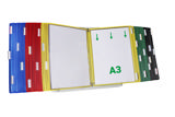 Tarifold metallbord dokumentvisningssystem, A3, 60 fickor