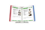 Tarifold Metal Desk Document Display System, A4, 10 Pockets, FR/UK/NL/CZ Colours