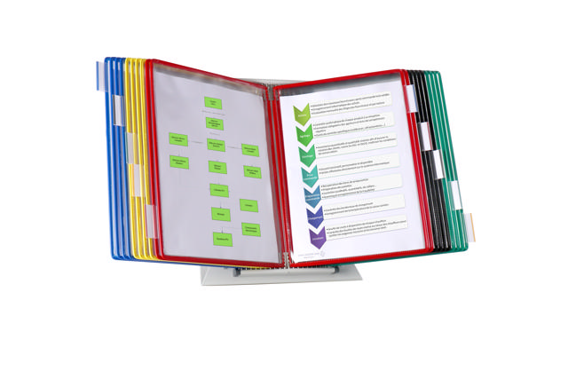 Tarifold Metal Desk Document Display System, A4, 20 Pockets