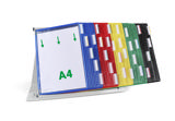 Tarifold Metal Desk Document Display System, A4, 50 Pockets