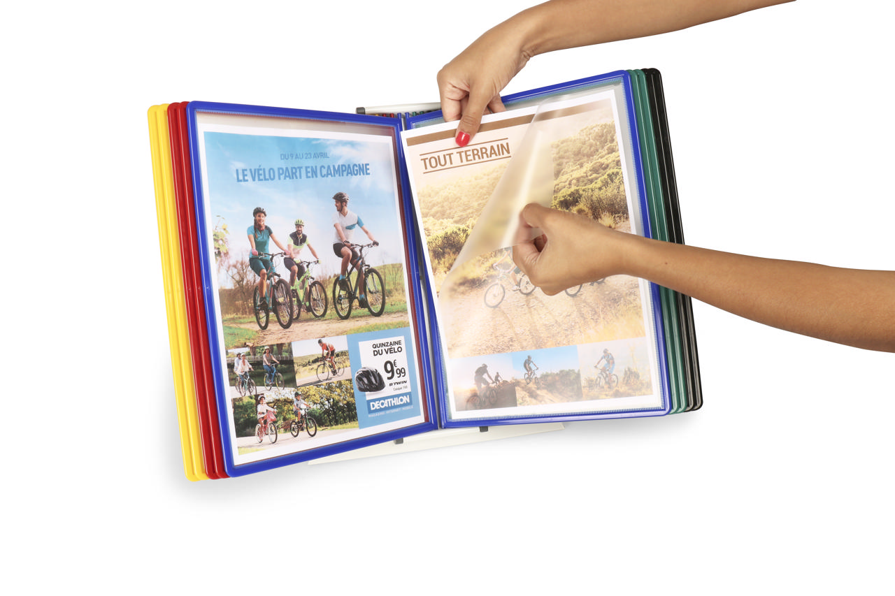 Easy Load Skrivbordsdokumentvisningssystem, A4, 10 PP-fickor