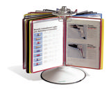 Tarifold Metal Rotary Document Display System, A4, 50 Pockets 