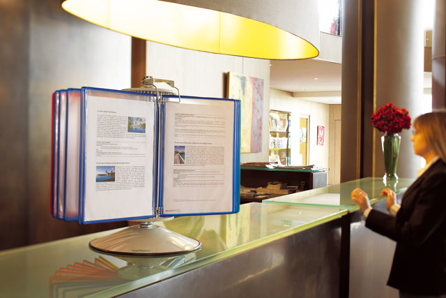 Tarifold Metal Rotary Document Display System, A4, 50 Pockets 