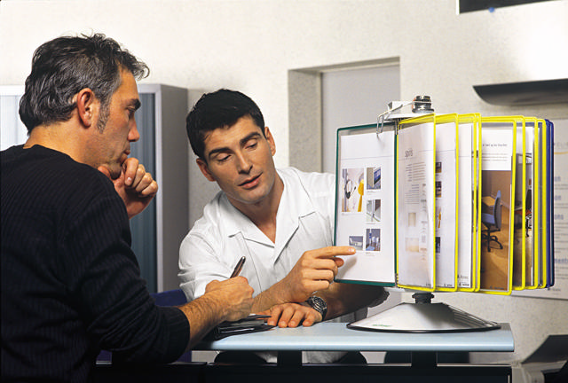 Tarifold Metal Rotary Document Display System, A4, 50 Pockets 