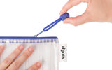 Zipper Storage Bags - A4 Size - Blue