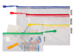 Zipper Storage Bags - A4 Size - Blue