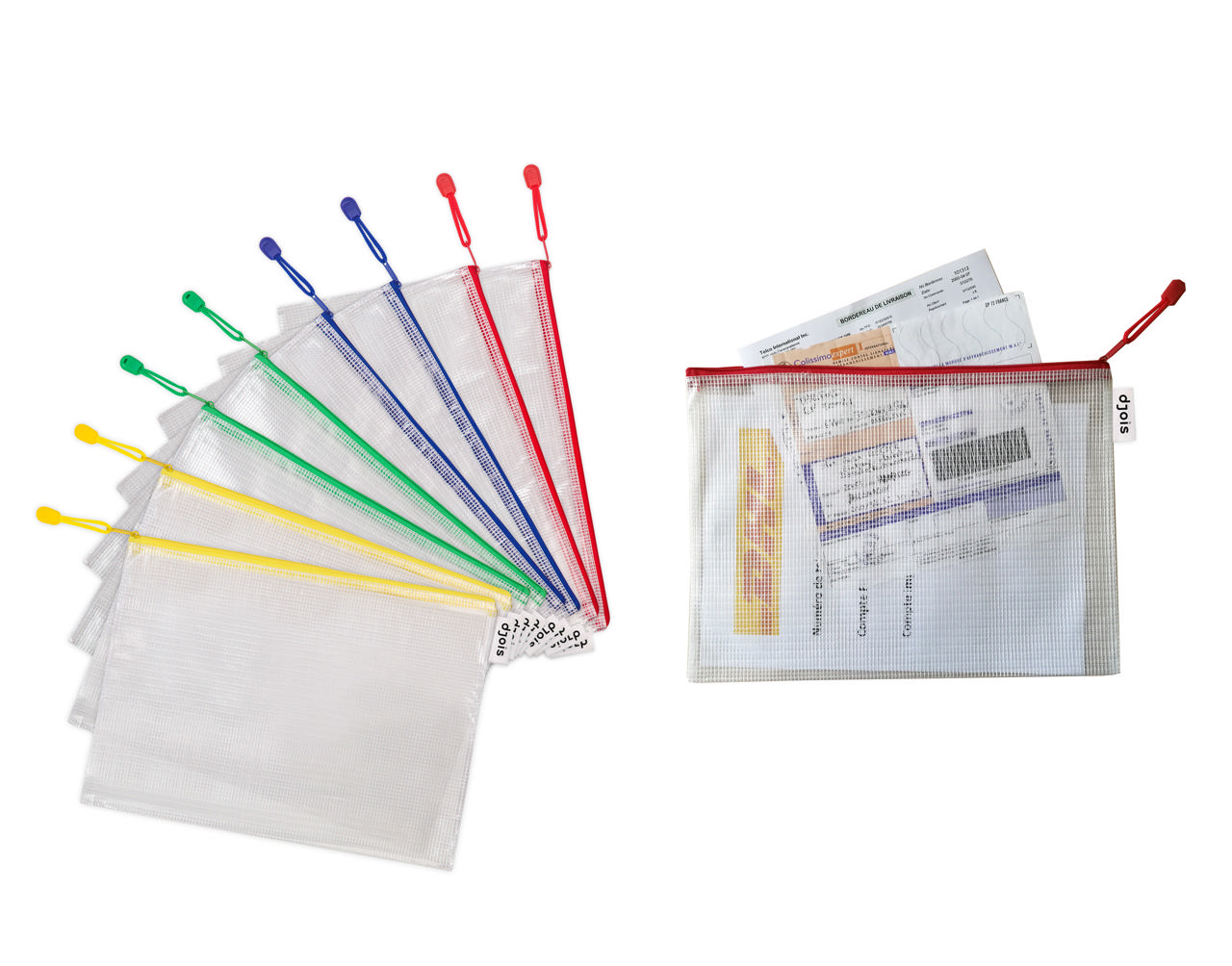 Vetoketjullinen säilytyspussi, A4