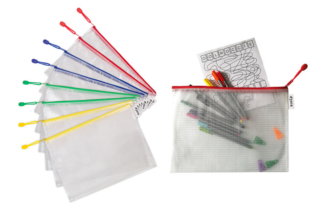 Förvaringsväska med dragkedja, A4