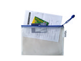 Zipper Storage Bags - A5 Size - Blue