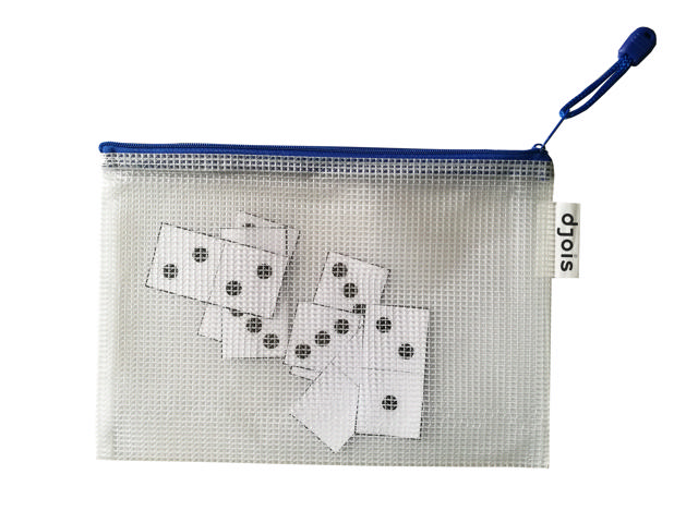 Zipper Storage Bags - A5 Size - Blue