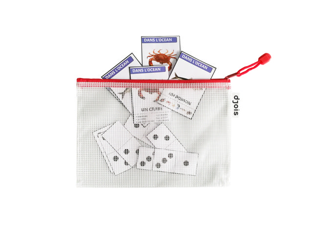 Zipper Storage Bags - A5 - Red