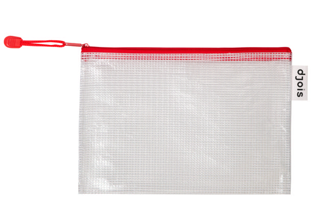 Zipper Storage Bags - A5 - Red