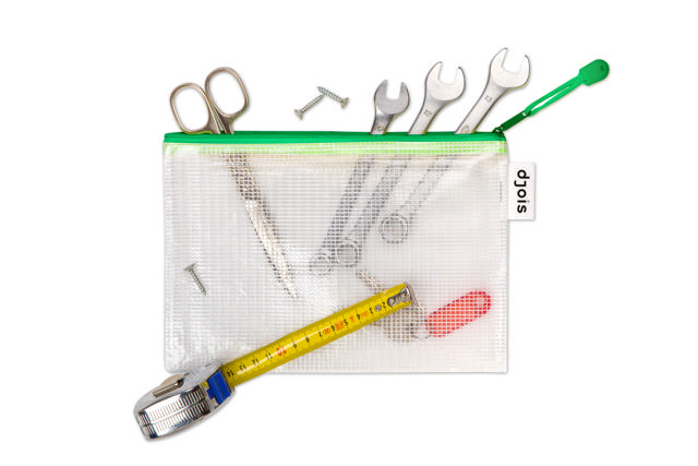 Zipper Storage Bag - A5 Size - Green