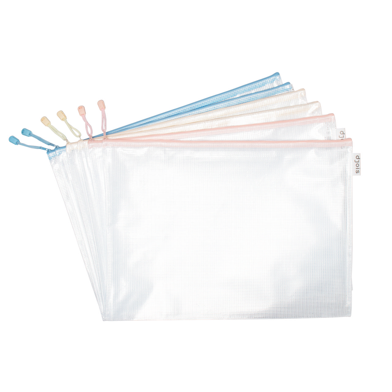 Pastelli vetoketjullinen säilytyspussi, A3