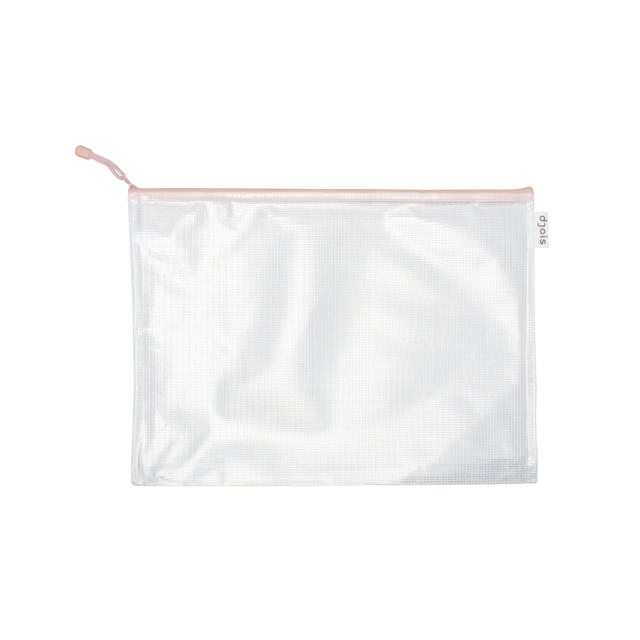 Förvaringsväska med dragkedja, pastellfärgad, A3