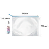 Förvaringsväska med dragkedja, pastellfärgad, A3