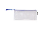 Zipper Storage Bags - Checkbook Size - Blue