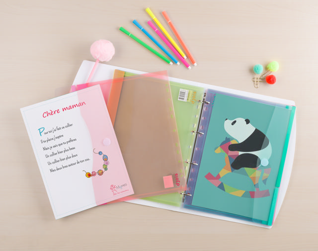 Farve Kollektion Perforeret Kuvert, A4, Liggende