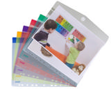 Farve Kollektion Perforeret Kuvert, A4, Liggende