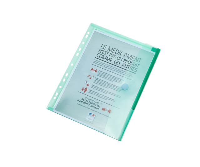 Farve Kollektion Perforeret Kuvert, A4, Liggende