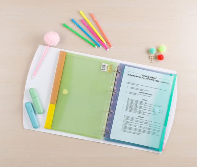 Farve Kollektion Perforeret Kuvert, A4, Liggende