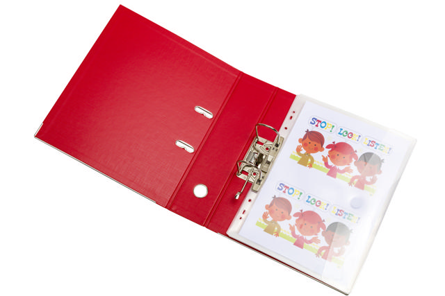 Värikokoelma rei'itetty kirjekuori, A4, vaaka-asento