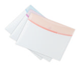 Färgglad drömkuvert, A4, liggandeformat