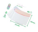 Färgglad drömkuvert, A4, liggandeformat