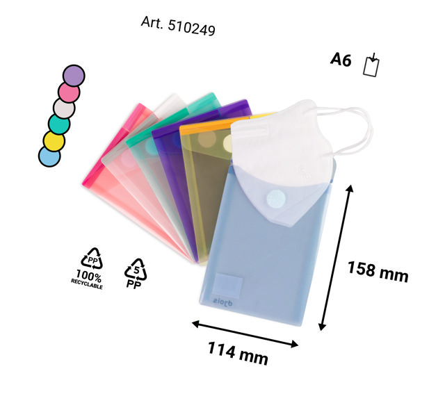 Farve Kollektion Dokumentmappe, A6, Lodret