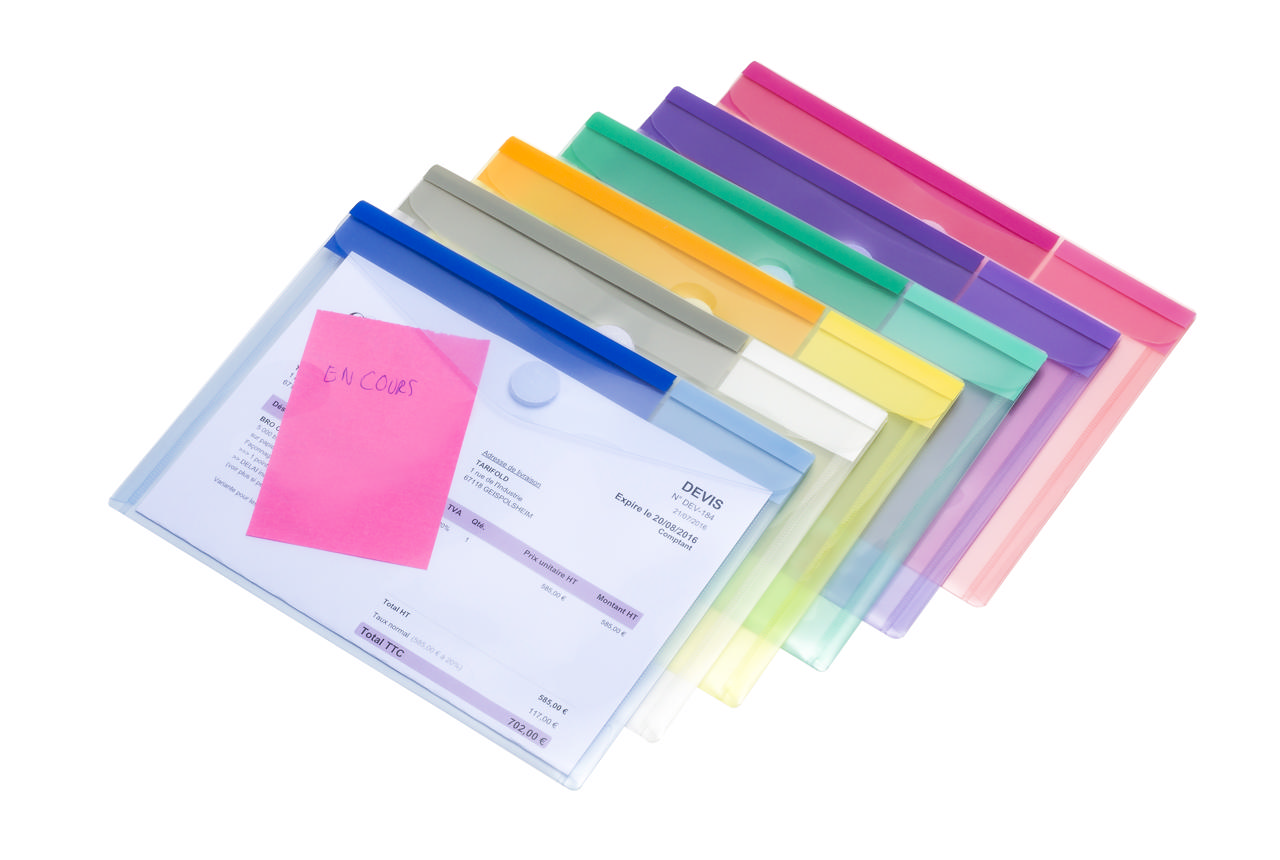 Värikokoelma Kirjekuori, A5, Vaaka-asento