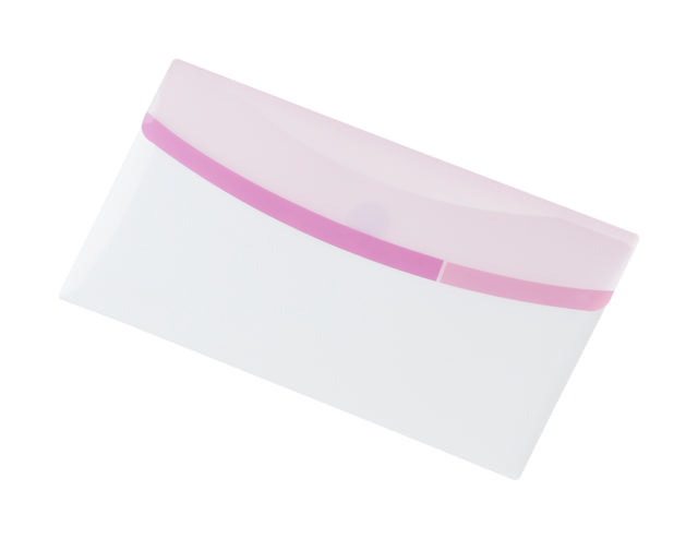 Färgglad drömkuvert, checkhäfte storlek, liggande format