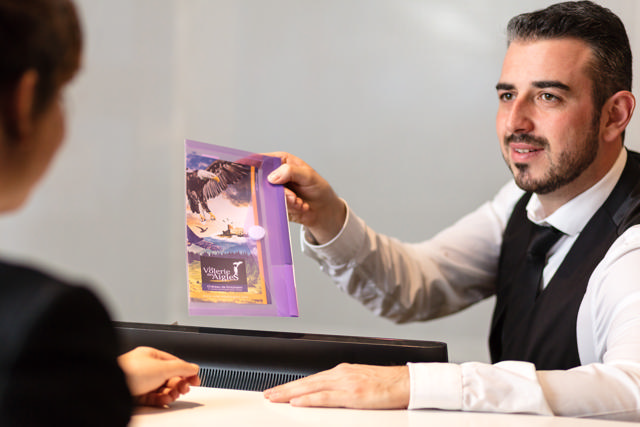 Färgsamling Kuvert, Checkhäfte Storlek, Liggande